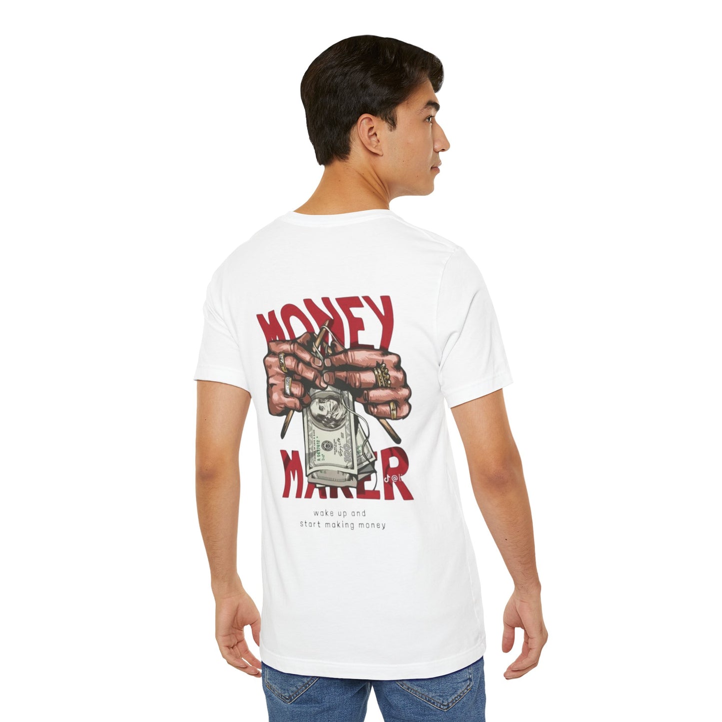 Money Maker Graphic Tee for Hustlers, Casual Streetwear, Unique Gift for Entrepreneurs, Motivational T-Shirt, Everyday Wear