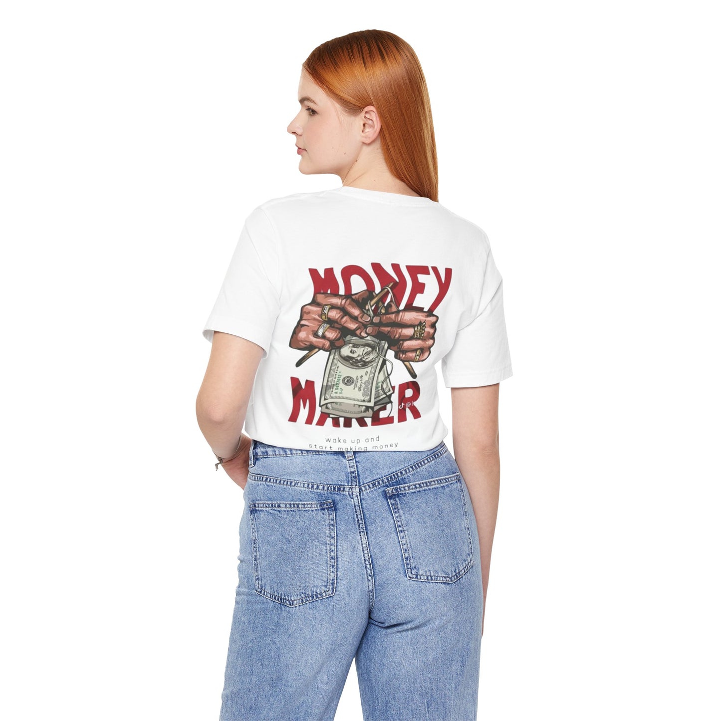 Money Maker Graphic Tee for Hustlers, Casual Streetwear, Unique Gift for Entrepreneurs, Motivational T-Shirt, Everyday Wear