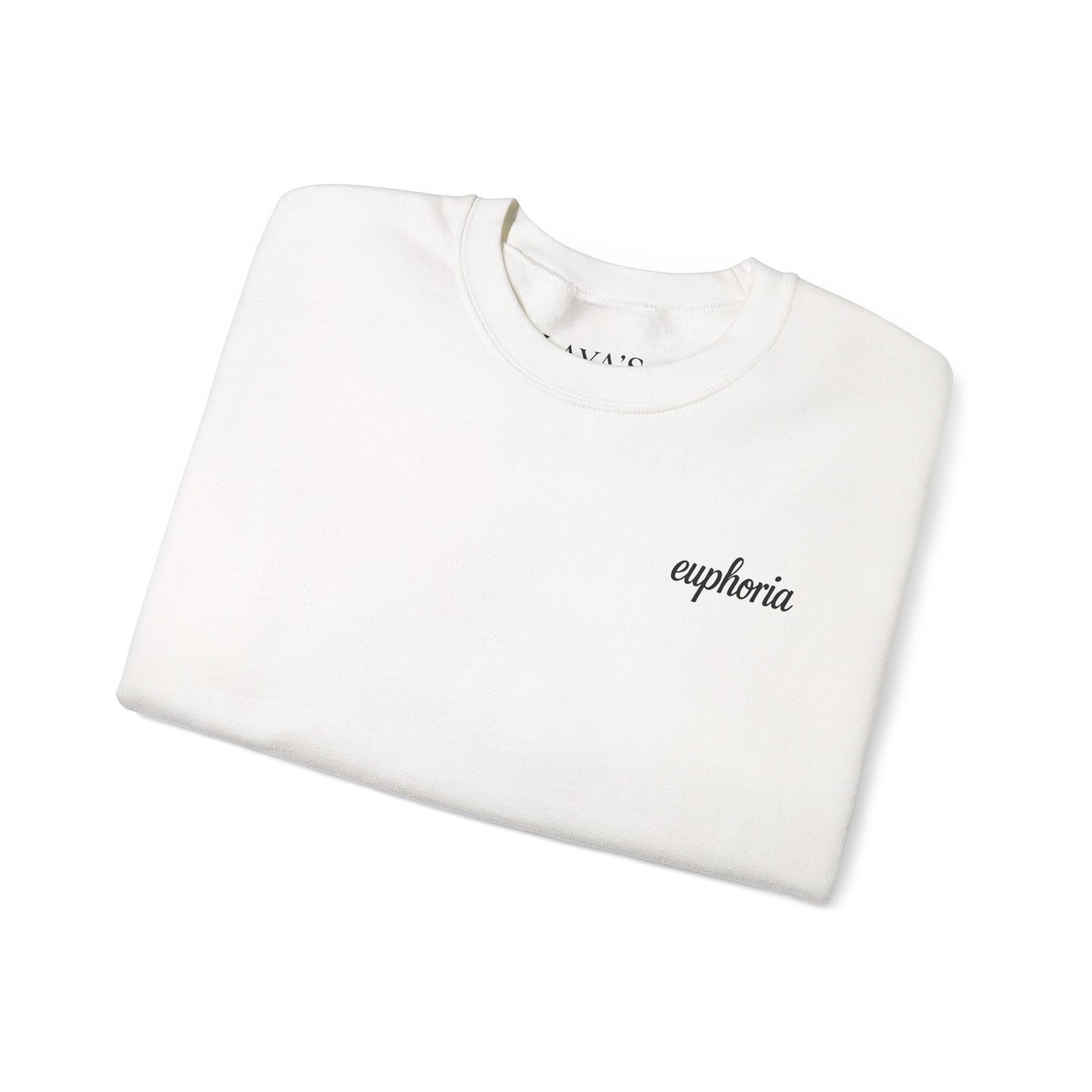 Euphoric Statement Crewneck Sweatshirt - Cozy Unisex Fashion, Gift for Friends, Casual Wear, Trendy Style, Relaxed Vibes