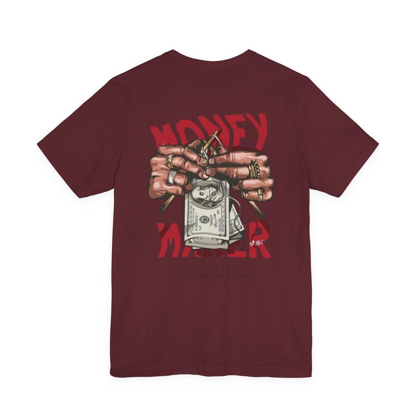 Money Maker Graphic Tee for Hustlers, Casual Streetwear, Unique Gift for Entrepreneurs, Motivational T-Shirt, Everyday Wear