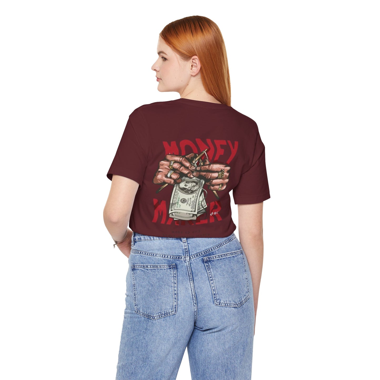 Money Maker Graphic Tee for Hustlers, Casual Streetwear, Unique Gift for Entrepreneurs, Motivational T-Shirt, Everyday Wear