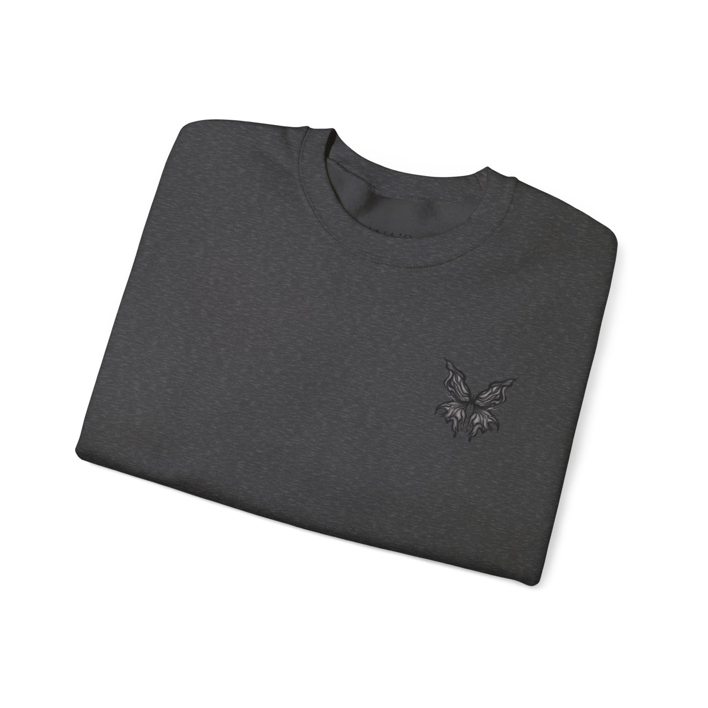 Chic Butterfly Graphic Sweatshirt | Unisex Casual Crewneck | Fall Fashion | Gift for Him or Her | Cozy Layer for Any Occasion