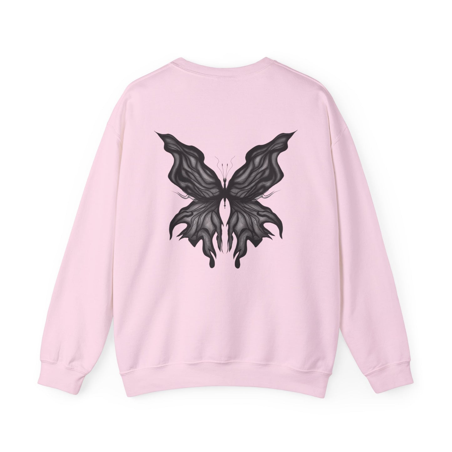 Chic Butterfly Graphic Sweatshirt | Unisex Casual Crewneck | Fall Fashion | Gift for Him or Her | Cozy Layer for Any Occasion