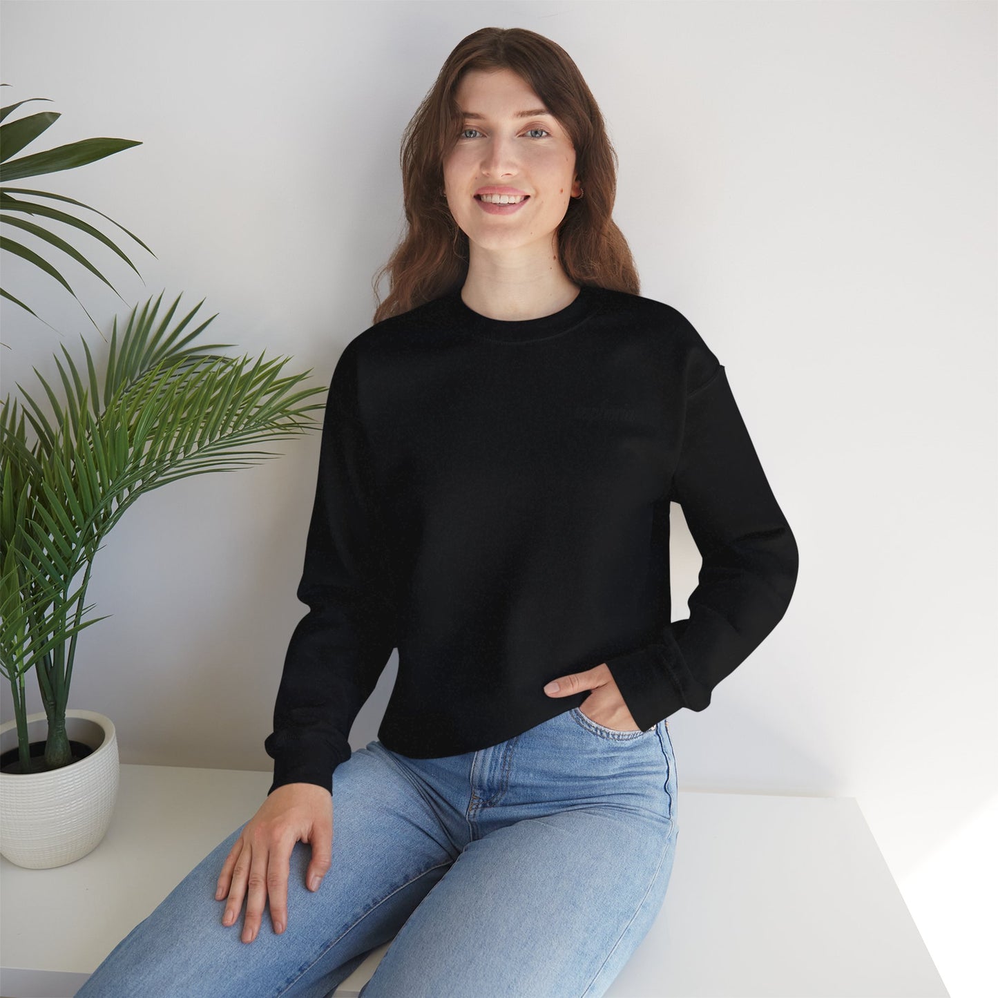 Euphoric Statement Crewneck Sweatshirt - Cozy Unisex Fashion, Gift for Friends, Casual Wear, Trendy Style, Relaxed Vibes
