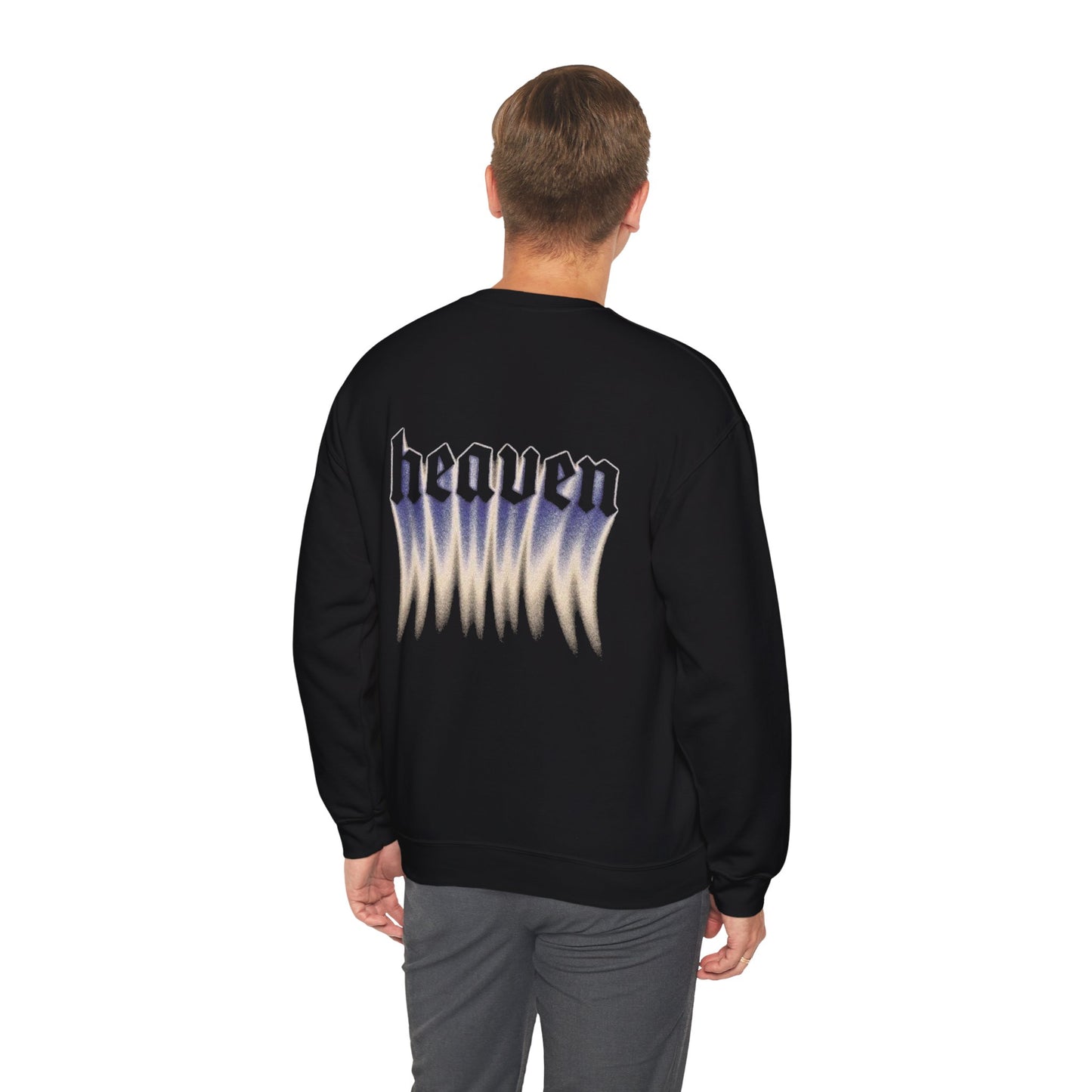 Heavenly Vibes Crewneck Sweatshirt, Cozy Sweatshirt, Chill Style Apparel, Casual Wear, Gifts for Her