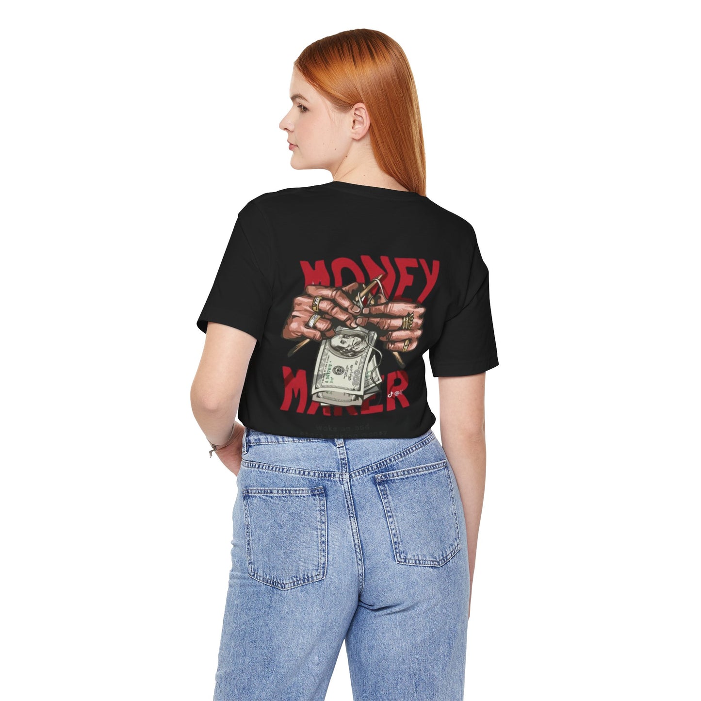 Money Maker Graphic Tee for Hustlers, Casual Streetwear, Unique Gift for Entrepreneurs, Motivational T-Shirt, Everyday Wear